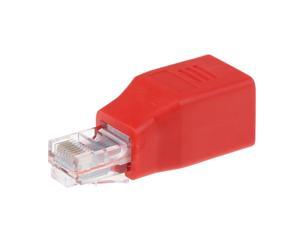 RJ45 Male To Female Connected Crossover Cable Adapter Convertor 1pc RJ45 Male To Female Connected Crossover Cable Adapter Convertor 1pc