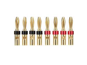 8pcs 4mm Musical Audio Speaker Cable Wire Banana Plug Connector Red+Black Gold Plated Musical Speaker Cable Wire Pin Connecter 8pcs 4mm Musical Audio Speaker Cable Wire Banana Plug Connector Red+Black Gold Plated Musical Speaker Cable Wire Pin Connecter