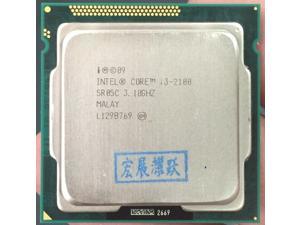 PC Intel Core i3-2100 i3 2100 Processor (3M Cache, 3.10 GHz) LGA1155 Desktop CPU 100% working properly Desktop Processor