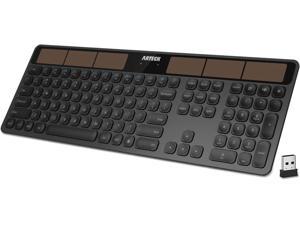 arteck wireless solar keyboard