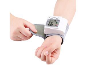 Blood Pressure Monitor Wrist Adjustable Wrist Cuff Digital Home Blood Pressure Meter Accurately Detects Blood Pressure Heart Rate and Irregular Heartbeat, Large LCD Display (White) Blood Pressure Monitor Wrist Adjustable Wrist Cuff Digital Home Blood Pressure Meter Accurately Detects Blood Pressure Heart Rate and Irregular Heartbeat, Large LCD Display (White)