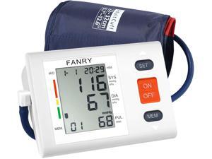 Blood Pressure Monitor Upper Arm,Accurate Automatic Digital Bp Machine with 8.7''-12.6'' Adjustable Cuff for Home Use,Fast Reading Irregular Heartbeat and 90-Readings Memory,4AA Batteries Included Blood Pressure Monitor Upper Arm,Accurate Automatic Digital Bp Machine with 8.7''-12.6'' Adjustable Cuff for Home Use,Fast Reading Irregular Heartbeat and 90-Readings Memory,4AA Batteries Included