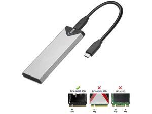 SSK Aluminum M.2 NVME SSD Enclosure Adapter, USB 3.1 Gen 2 (10 Gbps) to NVME PCI-E M-Key Solid State Drive External Enclosure (Fits only NVMe PCIe 2242/2260/2280) SSK Aluminum M.2 NVME SSD Enclosure Adapter, USB 3.1 Gen 2 (10 Gbps) to NVME PCI-E M-Key Solid State Drive External Enclosure (Fits only NVMe PCIe 2242/2260/2280)