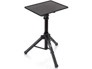 Universal Laptop Projector Tripod Stand - Computer, Book, DJ Equipment Holder Mount Height Adjustable Up to 35 Inches w/ 14'' x 11'' Plate Size - Perfect for Stage or Studio Use Universal Laptop Projector Tripod Stand - Computer, Book, DJ Equipment Holder Mount Height Adjustable Up to 35 Inches w/ 14'' x 11'' Plate Size - Perfect for Stage or Studio Use