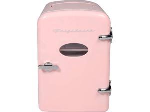 EFMIS175-PINK Portable Mini Fridge-Retro Extra Large 9-Can Travel Compact Refrigerator, pink