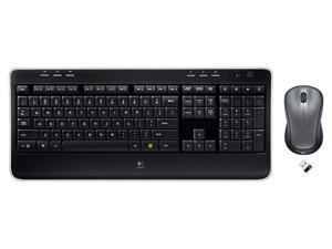 New :Logitech MK520 Wireless Keyboard and Mouse Combo — Keyboard and Mouse, Long Battery Life, Secure 2.4GHz Connectivity -- a stylish and streamlined keyboard and ambidextrous mouse