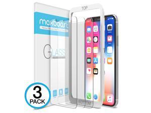 Screen Protector for Apple iPhone Xs & iPhone X (Clear, 3 Packs) 0.25mm iPhone Xs/X Tempered Glass Screen Protector with Advanced Clarity [3D Touch] Work with Most Case 99% Touch Accurate