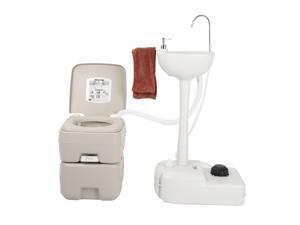 Portable Sink and Toilet Combo,Perfect for Camping/RV/Boat/Road Tripper/Camper, Removable & Lightweight Portable Sink and Toilet Combo,Perfect for Camping/RV/Boat/Road Tripper/Camper, Removable & Lightweight