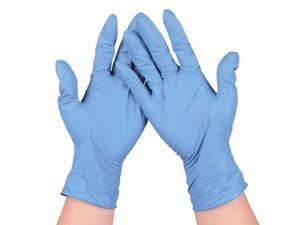 Magace 100PCS Multi-purpose Disposable Nitrile Medical Exam Gloves Powder Free Kitchen Food Safety Cleaning Bule(50 Pairs) Magace 100PCS Multi-purpose Disposable Nitrile Medical Exam Gloves Powder Free Kitchen Food Safety Cleaning Bule(50 Pairs)