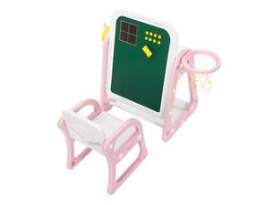 High Quality Plastic Children's Table and Chair Drawing Board Set with Shooting High Quality Plastic Children's Table and Chair Drawing Board Set with Shooting