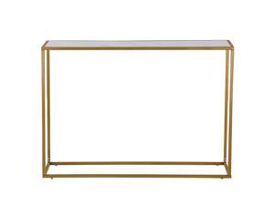 New Minimalist Marble MDF Metal Console Table End Side Stand Living Room White New Minimalist Marble MDF Metal Console Table End Side Stand Living Room White