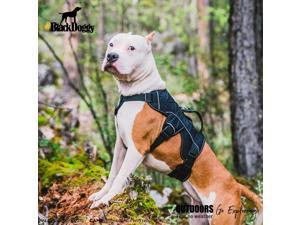 Professional Dog Harness Adjustable Pet Body Harness Vest Visible at Night Outdoor Training Harnesses Premium Quality Chest Straps No-Pull Effect Medium