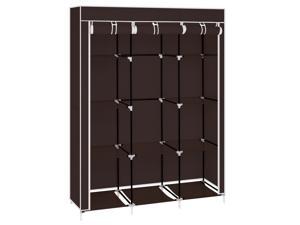 Magace 67" Closet Organizer Wardrobe Closet Portable Closet shelves, Closet Storage Organizer with Non-woven Fabric, Quick and Easy to Assemble, Extra Strong and Durable