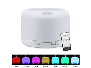 Magace RGB Aroma Diffuser with Controller, US Plug 110V 500ML 7 Color LED Lights Aromatherapy Diffuser for Home Office Bedroom Yoga Sp Magace RGB Aroma Diffuser with Controller, US Plug 110V 500ML 7 Color LED Lights Aromatherapy Diffuser for Home Office Bedroom Yoga Sp