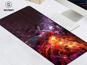 Sovawin Rubber Mouse Mat Gaming Mouse Pad Anime Tokyo Ghoul Large XXL Mousepad Gamer Speed Locking Edge Computer Pads Desk Mouse Pad