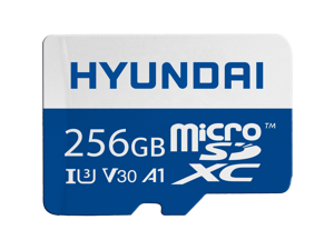Hyundai MicroSD 256GB U3 4K Retail w/Adapter Hyundai MicroSD 256GB U3 4K Retail w/Adapter
