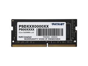 Patriot Memory Signature 16GB DDR4 2666 (PC4 21300) CL19 1.2V 260-Pin SODIMM Memory Module - PSD416G266681S