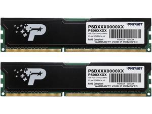 Patriot Signature Line 16GB (2 x 8GB) 240-Pin DDR3 SDRAM DDR3 1600 (PC3 12800) Desktop Memory Model PSD316G1600KH
