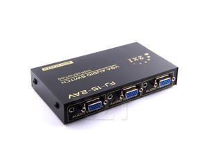 VGA Switch Box VGA switch 2 in 1 out VGA switch with Audio output display share VGA converter box