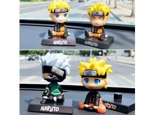 12cm Naruto Vihicle Bracket Cute Uzumaki Naruto Mobile Phone Holder Figures Gift