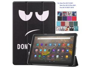 For AllNew Kindle Fire HD 10 2021 Case Folding Magnetic Cover for Funda New Fire HD 10 Plus 2021 11th Gen Case Tablet