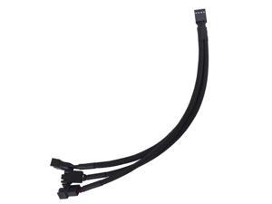22AWG 30cm Motherboard Internal 3Pin Female Cooling Fan Port 1 To 3 Parallel Link Splitter Power Sleeved Cable 22AWG 30cm Motherboard Internal 3Pin Female Cooling Fan Port 1 To 3 Parallel Link Splitter Power Sleeved Cable