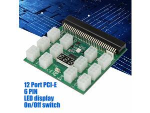 6PIN 1200W Server Power Supply Breakout Board for DPS-1200QB A PSU GPU Mining 6PIN 1200W Server Power Supply Breakout Board for DPS-1200QB A PSU GPU Mining