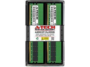 A-Tech 256GB (4x64GB) 2Rx4 PC5-38400R DDR5 4800 MHz EC8 RDIMM ECC