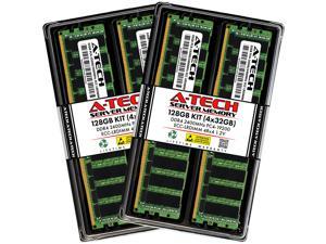 A-Tech 128GB Kit (2x64GB) DDR4 2400MHz PC4-19200 ECC RDIMM 3DS