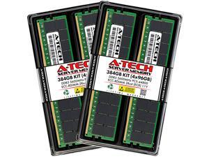 A-Tech 384GB Kit (4 x 96GB) DDR5 5600MHz EC8 RDIMM PC5-44800 ECC Registered 2Rx4 CL40 1.1V 288-Pin Server Workstation RAM Memory Modules