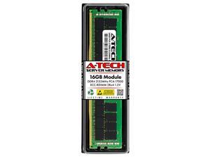 A-Tech 16GB 2Rx4 PC4-17000 DDR4 2133 ECC REG RDIMM Registered DIMM 288-Pin Dual Rank x4 Server RAM Memory Module