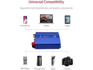 BESTEK 500W Power Inverter DC 12V to 110V AC Converter with 4.8A Dual USB Car Charger ETL Listed (Blue) BESTEK 500W Power Inverter DC 12V to 110V AC Converter with 4.8A Dual USB Car Charger ETL Listed (Blue)