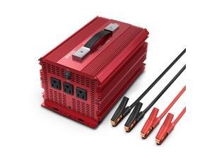 BESTEK 2000W Power Inverter 3 AC Outlets DC 12V to 110V AC Car Inverter Outdoor Camping Emergency Power Supply ETL Listed BESTEK 2000W Power Inverter 3 AC Outlets DC 12V to 110V AC Car Inverter Outdoor Camping Emergency Power Supply ETL Listed