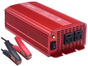 BESTEK 1000W Power Inverter for Car Dual AC Outlets 12V DC to 110V AC Car Power Inverter BESTEK 1000W Power Inverter for Car Dual AC Outlets 12V DC to 110V AC Car Power Inverter
