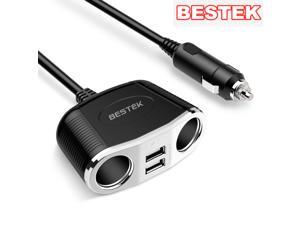BESTEK 150W Cigarette Lighter Splitter Adapter 2-Socket Power Splitter 3A Dual USB Car Charger for iPhone, iPad, Galaxy, Google Pixel, Motorola, LG, Nexus BESTEK 150W Cigarette Lighter Splitter Adapter 2-Socket Power Splitter 3A Dual USB Car Charger for iPhone, iPad, Galaxy, Google Pixel, Motorola, LG, Nexus