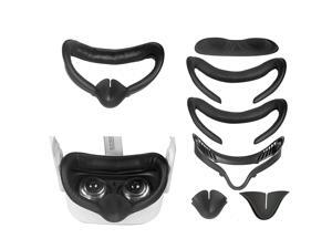 6 IN 1 Soft Leather VR Glasses Mask Cover Pad Sweat-proof VR Helmet Eye Face Mask Cover for Oculus quest 2 Facial Interface Bracket 6 IN 1 Soft Leather VR Glasses Mask Cover Pad Sweat-proof VR Helmet Eye Face Mask Cover for Oculus quest 2 Facial Interface Bracket