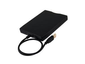 USB Floppy Drive 3.5" USB External Multimedia Floppy Disk Drive Portable 1.44 MB FDD USB Drive Plug and Play for PC Windows 10 7 8 Windows XP Vista Mac Black