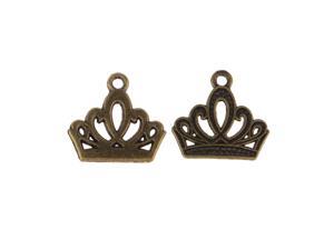 50Piece Charms DIY Jewelry Making Accessory Crown Pendents for Hanging Decor 50Piece Charms DIY Jewelry Making Accessory Crown Pendents for Hanging Decor