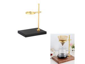 Wood &Copper Manual Pour Over Drip Coffee Tea Leaf Filter Holder Stand Wood &Copper Manual Pour Over Drip Coffee Tea Leaf Filter Holder Stand