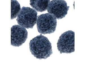 Plush Ball DIY Pompoms for Jewelry Making Craft Decoration Dark blue Plush Ball DIY Pompoms for Jewelry Making Craft Decoration Dark blue