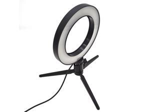 6" LED Ring Fill Light with USB Plug 5500K Dimmable Lighting Kit for Makeup 6" LED Ring Fill Light with USB Plug 5500K Dimmable Lighting Kit for Makeup