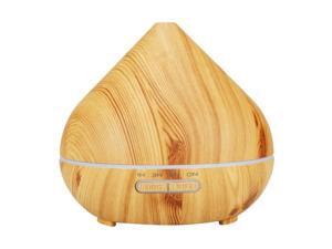 500ml 24V Humidifier 7 LED Changing Air Purifier Aroma Diffuser Light brown 500ml 24V Humidifier 7 LED Changing Air Purifier Aroma Diffuser Light brown