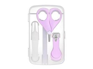 4-in-1 Baby Newborn Grooming Kit Nail Clippers Scissor Nail File Tweezer Set