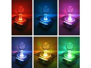 Arcade LED Illuminated Joystick Colorful Switchable from 4 to 8 way operation