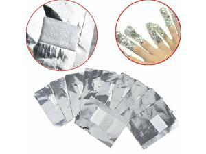 Aluminium Foil Nail Wraps Art Soak Off Gel Polish Remover Cleaner(300 Pcs)