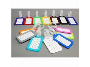 US 10 Travel Luggage Bag Tag Plastic Suitcase Baggage Office Name Address ID Label Assorted