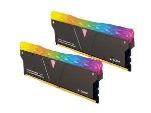 v-color Prism Pro RGB 16GB (2x8GB) DDR4 3600MHz (PC4-28800) SK Hynix IC Gaming Memory Model TL8G36818D-E6PRKWK