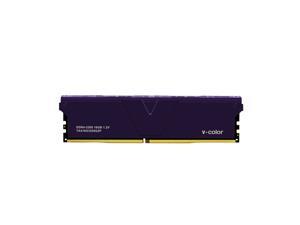 v-color Enhanced series 16GB(16GBx1) 3200MHz(PC4-25600) CL22 Gaming Desktop Ram Memory Hynix IC Dual Rank 1.35V High End Indigo Heatsink(TA416G32D822P)