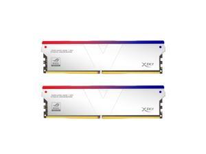 v-Color DDR5 XSky ROG Certified 64GB(32GBx2) 6200MHz 2Gx8 CL36 1.35V SK Hynix IC RGB Gaming Desktop Upgrade RAM Memory Module Dual Rank-Mirrored Silver(RTMXSL3262836SWK)