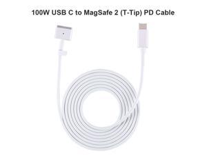 100W USB C Type C to Magsafe 2 TTip Power Adapter PD Charger Cable for Apple MacBook Pro 13inch 15in 17inch with Retina Display Apple MacBook Air Pro After 2012 year